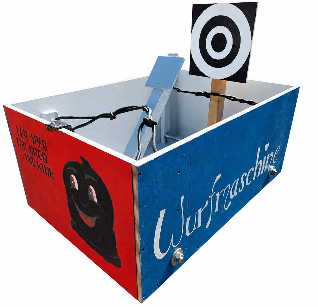Schokokusswurfmaschine